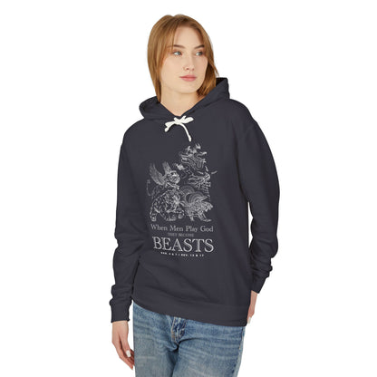 When Men Play God - LINE-WORK EDITION - Lightweight Unisex Hoodie