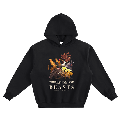 When Men Play God - COLOR EDITION - Fleeced Boxy Hoodie
